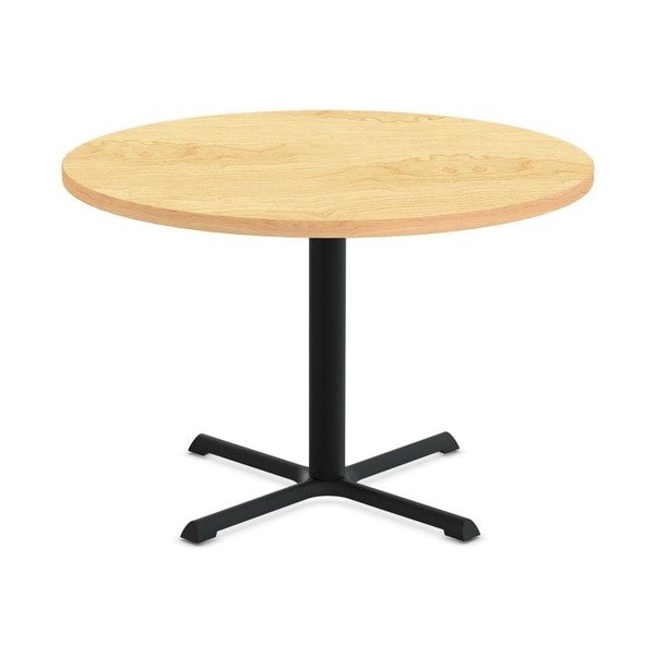 Special-T Table, Round, 42in Dia x 42in, Black Base/Crema Maple Top SCTSTAR242BHBCM - main